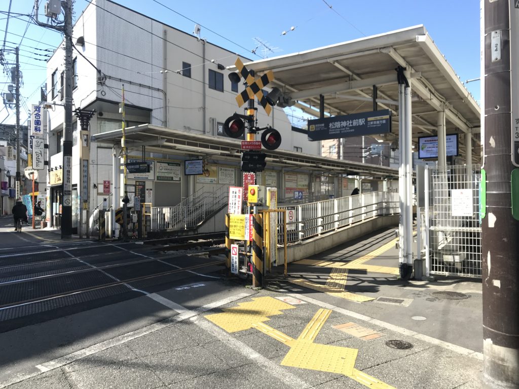 SG04_松陰神社前駅ホーム